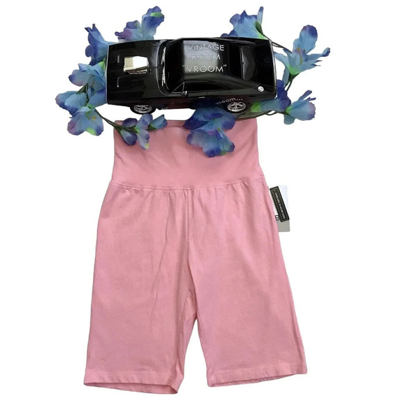 BP. NWT Pink High Waist Biker Shorts Women XXS - Picture 1 of 7